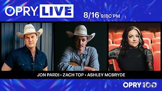 Opry Live - Jon Pardi, Zach Top, and Ashley McBryde