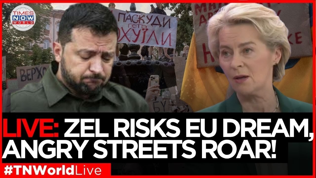 LIVE NEWS | Ukraine Signs Key Bill to Unlock EU Membership Talks | TIMES NOW WORLD
