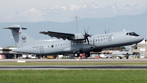 First of two ATR 72-600 Long Range Patrol Aircraft for the Philippine Air Force spotted in Italy