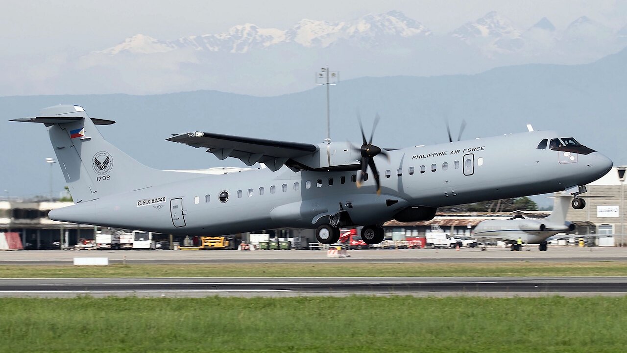 First of two ATR 72-600 Long Range Patrol Aircraft for the Philippine Air Force spotted in Italy