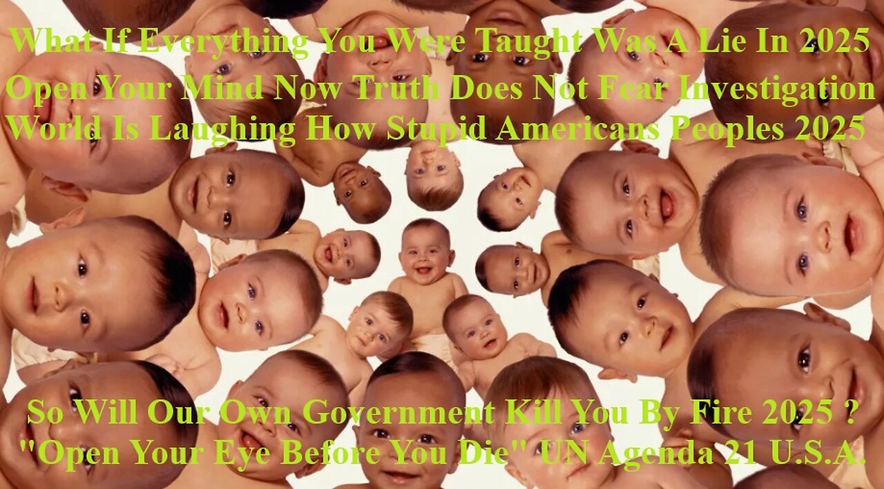 Our Own Government Will Kill You By Fire "Open Your Eye Before You Die" UN Agenda 21 U.S.A.