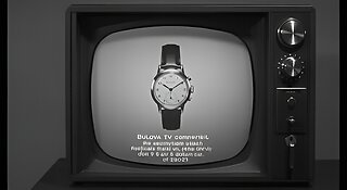 The first television commercial in history It was a 10-second ad!!