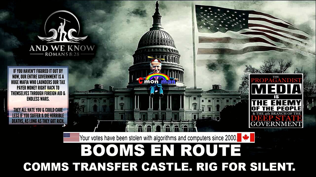 8.12.25: BOOMS en route, Rig for SILENT, NG activated, CABAL on the RUN, CHATTER, Pray!