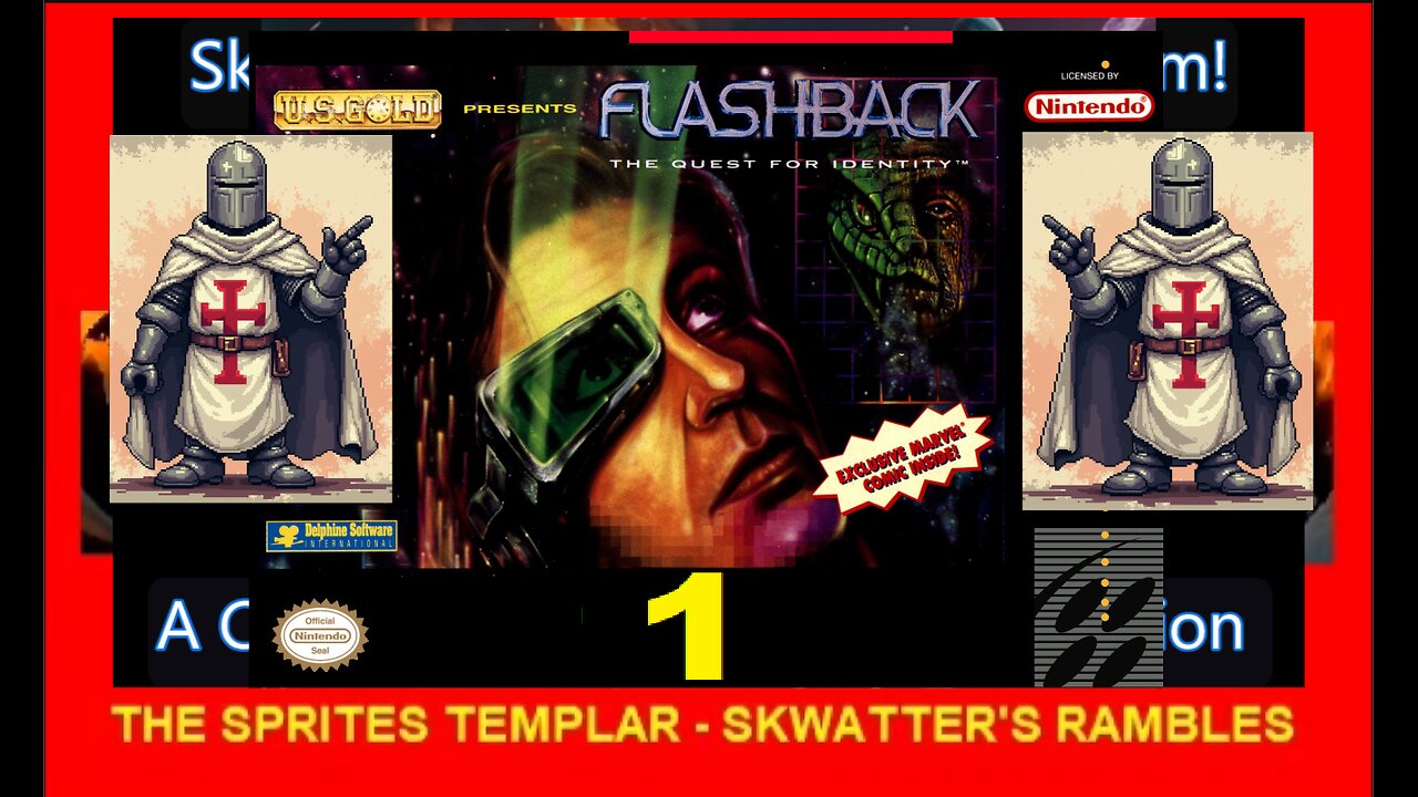 FLASHBACK TQFI 1 - SNES - Skwatter's SKRAMBLES!