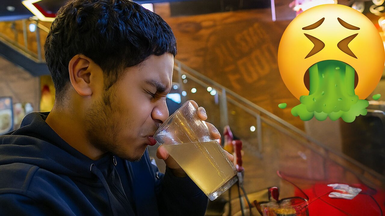 I Can't Believe He Drank This!