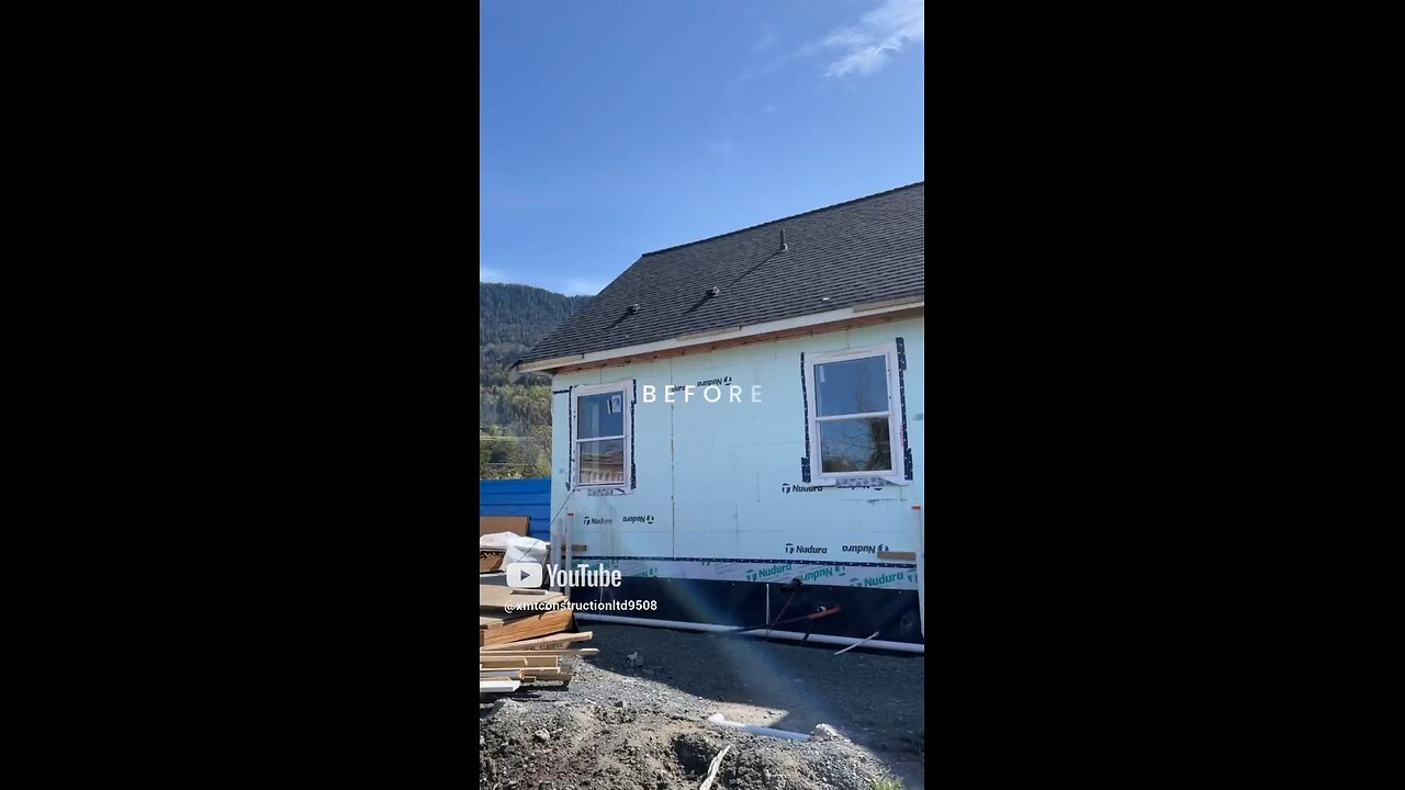 ICF Custom Home before and after