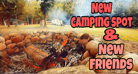 Camping with new friends in paradise Michigan