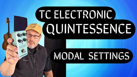 TC Electronic Quintessence Harmonizer. Modal Settings.