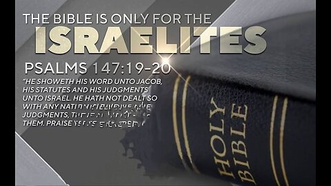 Reading: Bible only for Israel