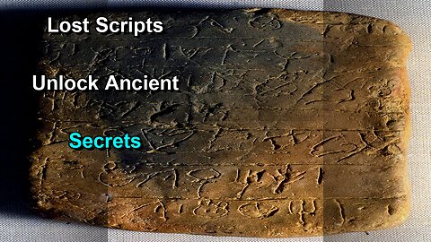 Lost Scripts: Will Unlock Ancient Secrets? ️