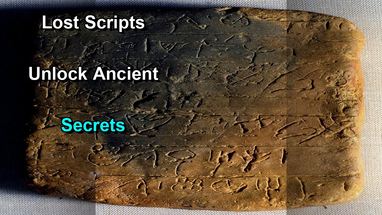 Lost Scripts: Will Unlock Ancient Secrets? ️