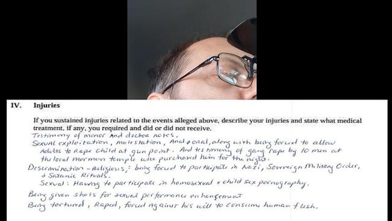 U.S. COURT - FLORIDA: CHILD FORCED TO EAT HUMANS - MOTHER REQUESTING U.S. MARSHALS RESCUE HOSTAGES