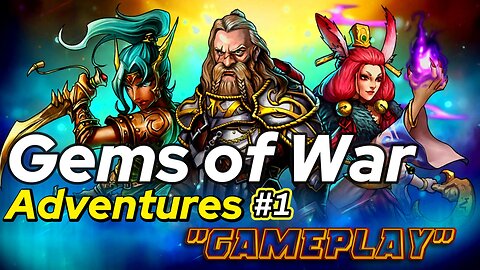 Gems of War 🧩 | First Run – 2 Hours of Broken Spire & Zhul Kari Campaigns | No Commentary