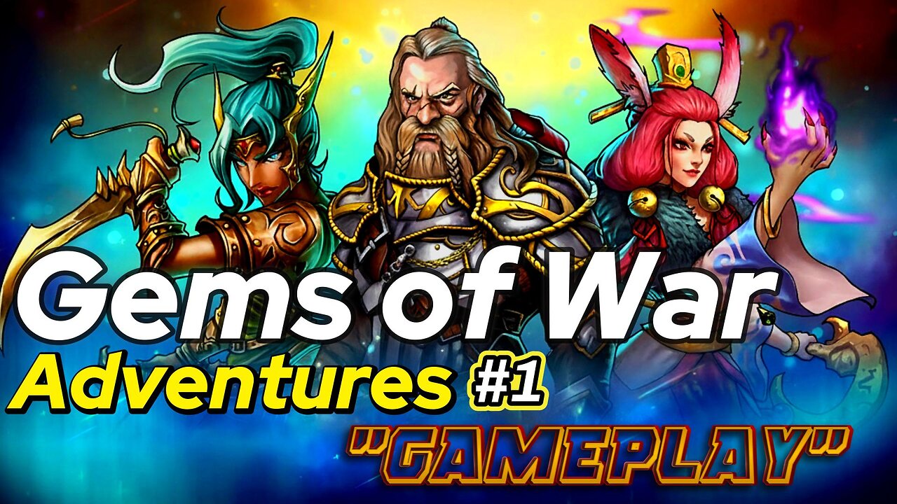 Gems of War 🧩 | First Run – 2 Hours of Broken Spire & Zhul Kari Campaigns | No Commentary