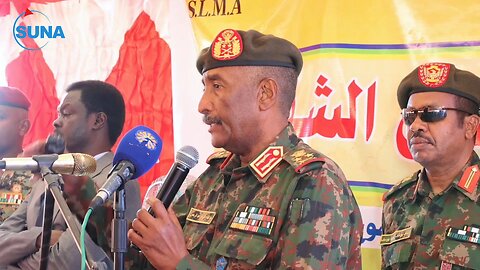 Al-Burhan speech at the memorial service for the martyrs of the SLA movement