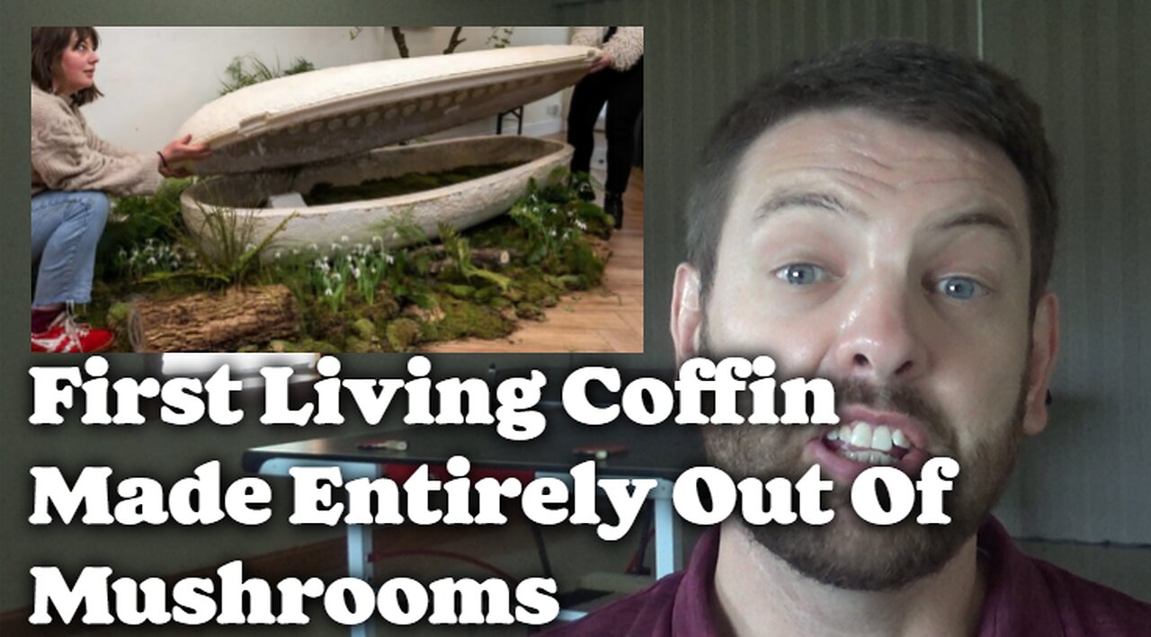First Living Coffin Made Entirely Out Of Mushrooms