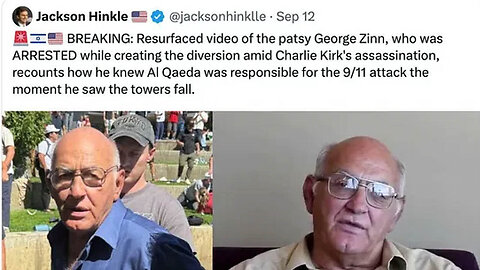 (((George Zinn))) who said "I SHOT HIM!" also reported the 9/11 attacks & a Fake Bomb Threat in 2013 
