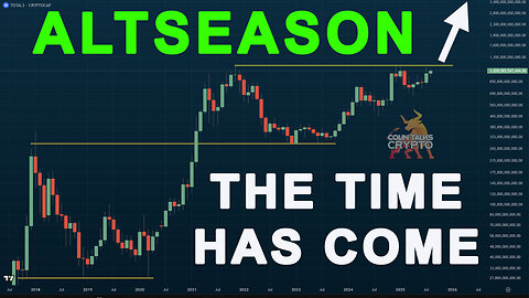 🔵 We Are on the Cusp of Altseason. The Time Has Come.