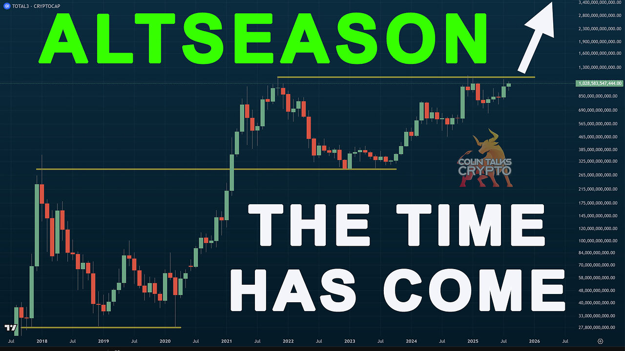 🔵 We Are on the Cusp of Altseason. The Time Has Come.