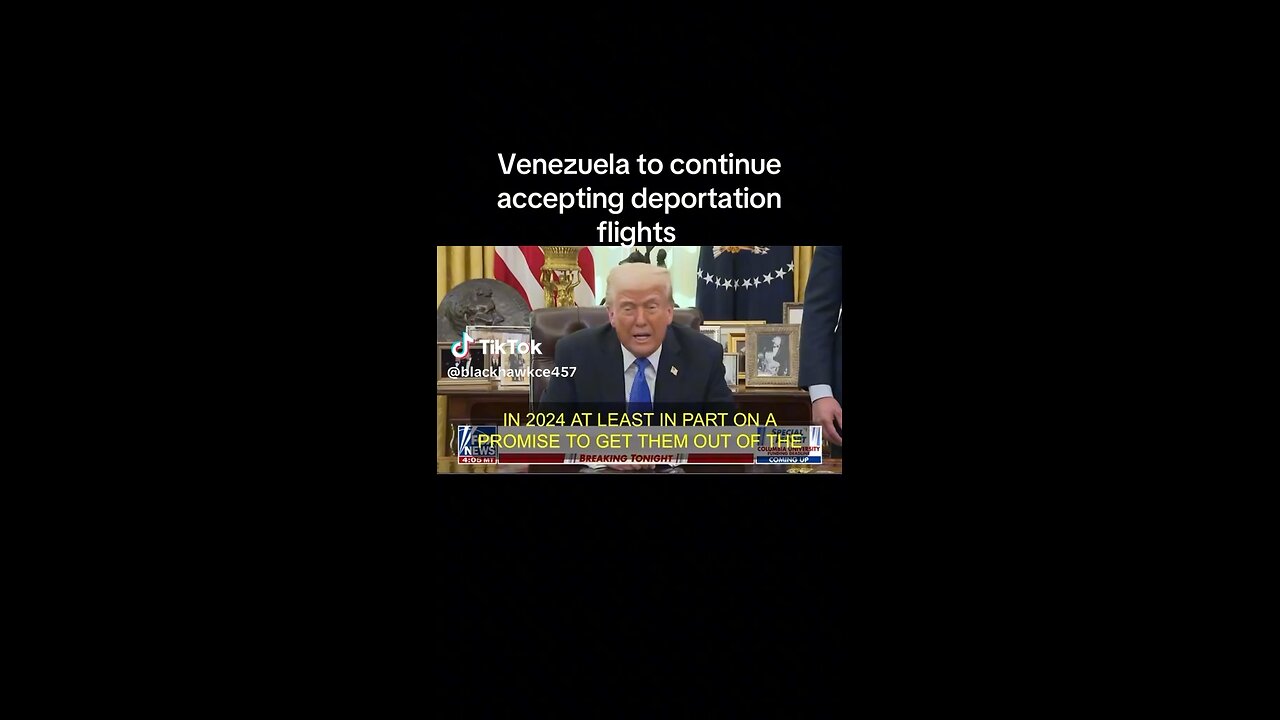 Venezuela to accept deportation flights