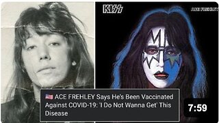 Vaccinated Ace Frehley blasts off into permanent orbit!