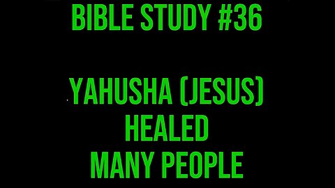 Good Evening, Humans! 🌙 Bible Study #36 Jesus Heals Many People 📖 #ASL #deaf