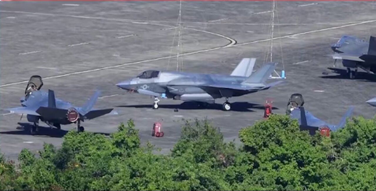 Fighter aircrafts, drones, stationed in Puerto Rico as part of U.S. military assets in the Caribbean