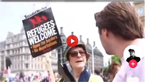 Asking pro immigration protesters if they would be willing to adopt a refugee into their homes