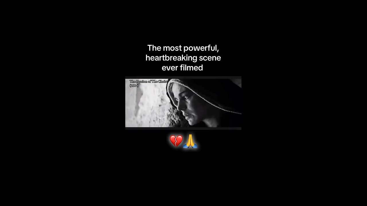 THE MOST POWERFUL HEARTBREAKING SCENE EVER FILMED #truth #jesus #mary #joseph #ihs #christ #church #