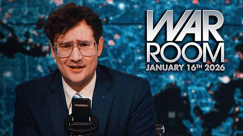 WAR ROOM WITH HARRISON SMITH - 1/16/2026: Trump Warns Nations, Go Along with Greenland Takeover Or Face Tariffs! PLUS, Trump Considers Invoking Insurrection Act, As Leftists Continue to Instigate Violence Against ICE