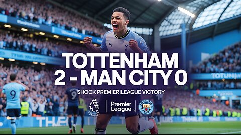 Tottenham Stuns Man City 2-0 | Premier League August 23, 2025 Highlights