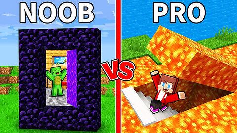 JJ And Mikey NOOB vs HACKER - SECRET BASE Battle in Minecraft