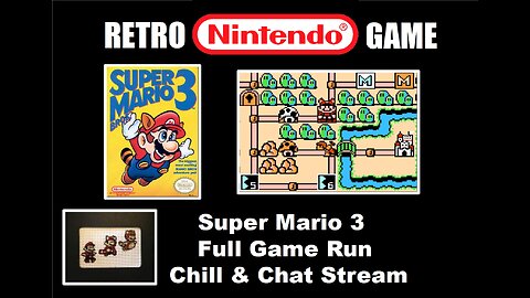 Super Mario 3 Full Game Run: Chill & Chat with BrightGaming playing a Classic NES Nintendo Game