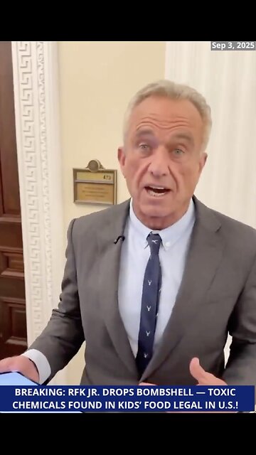 RFK JR. DROPS BOMBSHELL — TOXIC CHEMICALS FOUND IN KIDS’ FOOD LEGAL IN U.S.! 💥🇺🇸