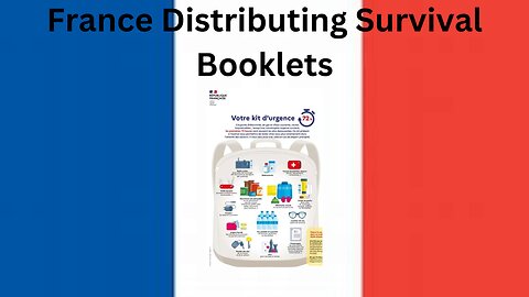 France Distributing Survival Booklets