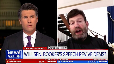 Frank Luntz Is Flipping His Wig Over Dem Cory Booker's 25-Hour 'History Changing' Senate Speech