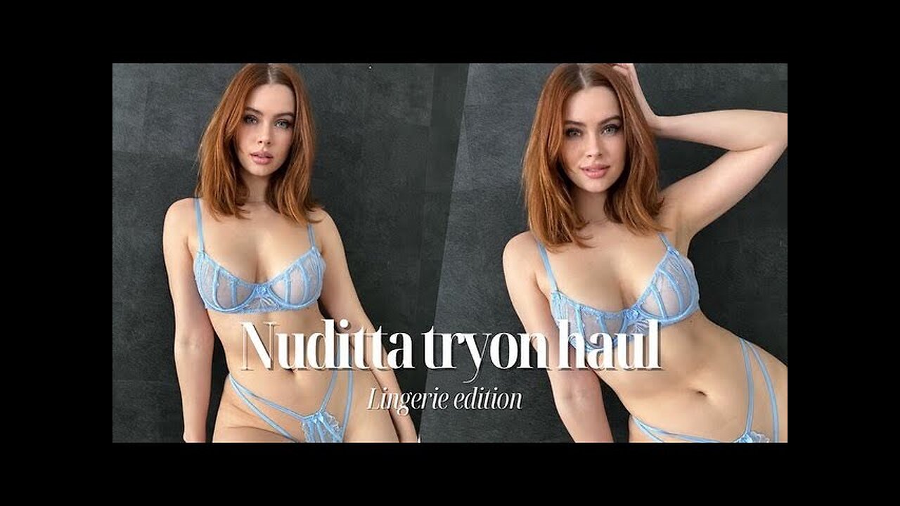 NUDITTA LINGERIE TRY ON HAUL