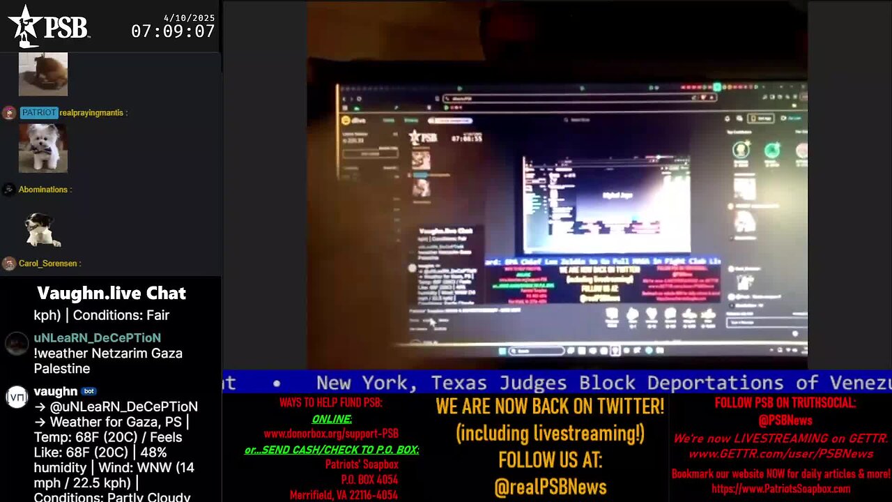 2025-04-10 07:04 EDT - Patriots Soapbox AM: with MykelJaye