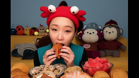 "Giant Pork Head Meat 🍖🔥 | ASMR Big Bite Mukbang"