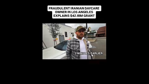 An Iranian daycare in California received $42.18 MILLION — yet no children have attended in 9 months This is satire