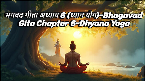 Bhagavad Gita Chapter 6 – ध्यान योग | Dhyan Yog Explained in Hindi | Hare Krishna Bhakti Vibes