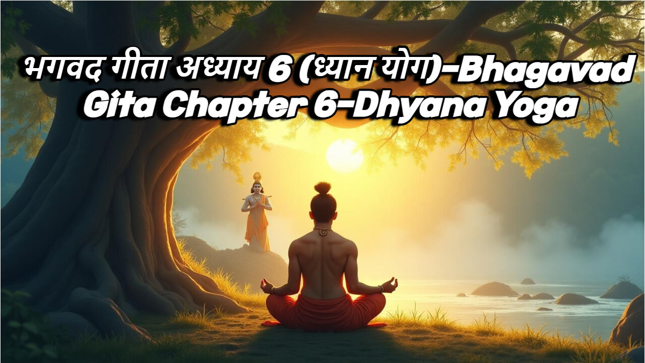 Bhagavad Gita Chapter 6 – ध्यान योग | Dhyan Yog Explained in Hindi | Hare Krishna Bhakti Vibes