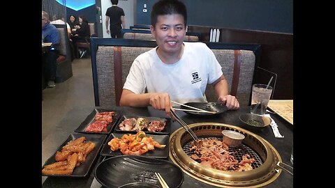 Mukbang Japanese Yakiniku (Japanese BBQ) - 1 HOUR EATING - ASMR Tasty Mukbang