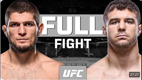 Khabib Nurmagomedov WINS THE BELT 🏆 | FULL FIGHT