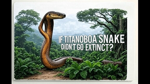 What If Titanoboa Snake Didn't Go Extinct?