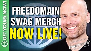 FREEDOMAIN SWAG MERCH NOW LIVE!!!