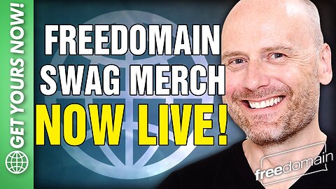 FREEDOMAIN SWAG MERCH NOW LIVE!!!