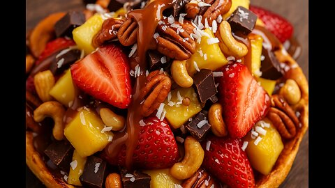 Gourmet Fruit & Nut Caramel Chocolate Delight