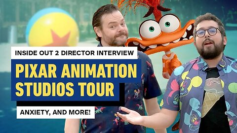 Pixar Animation Studios Tour - Inside Out 2 Director Interview, Anxiety, an