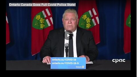 "Ontario, Canada Adopts Stringent Covid-19 Police Measures!"